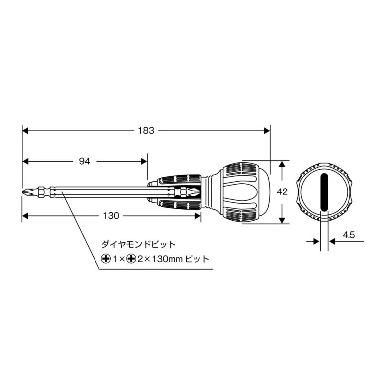 Anex 3775-D1 Differential diamond screwdriver - Image 6