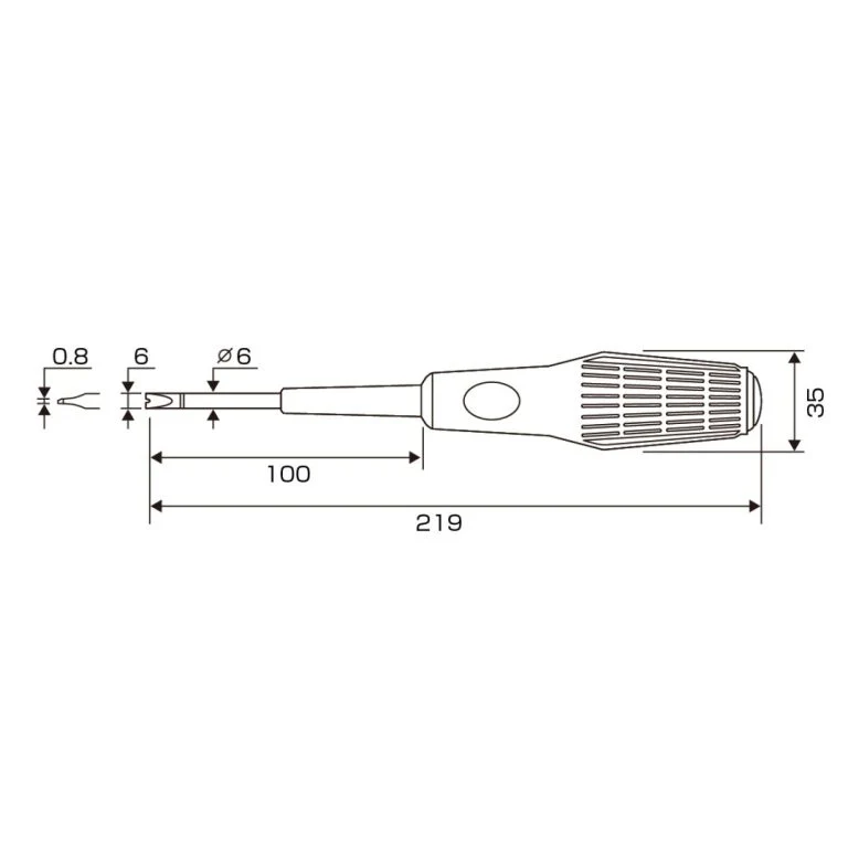 Anex Screw breaker driver Wanidra -6×100mm - Image 4
