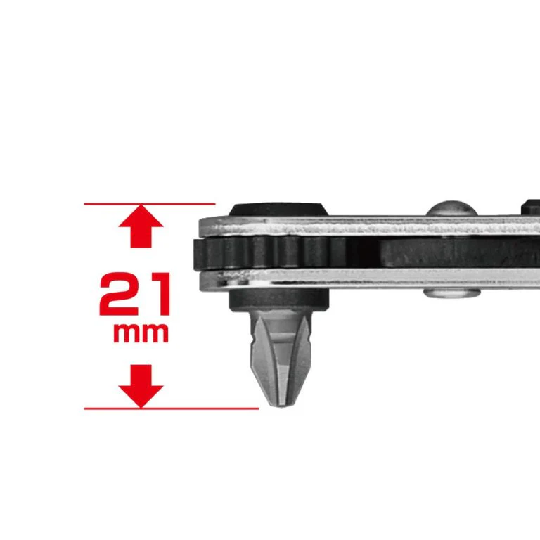 Anex Straight type offset ratchet screwdriver set of 5 - Image 4
