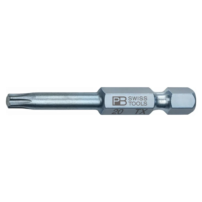 PB Swiss E6.400/20 PrecisionBit E6.3 Torx Screwdriver Bits T20 – 3 Pack - Image 2