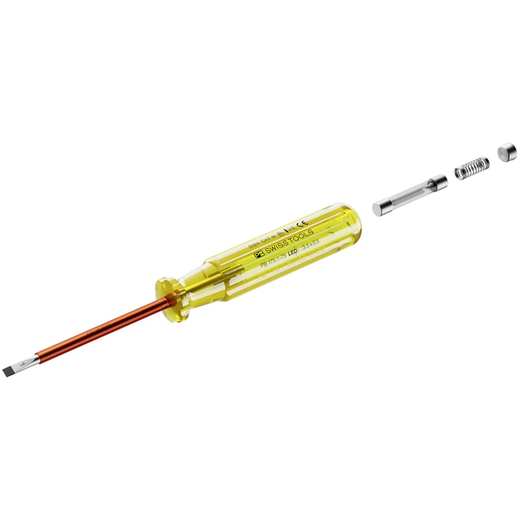 PB Swiss Tools  175.1-75 LED
Voltage tester LED, high luminosity, slotted size 1 - Image 3
