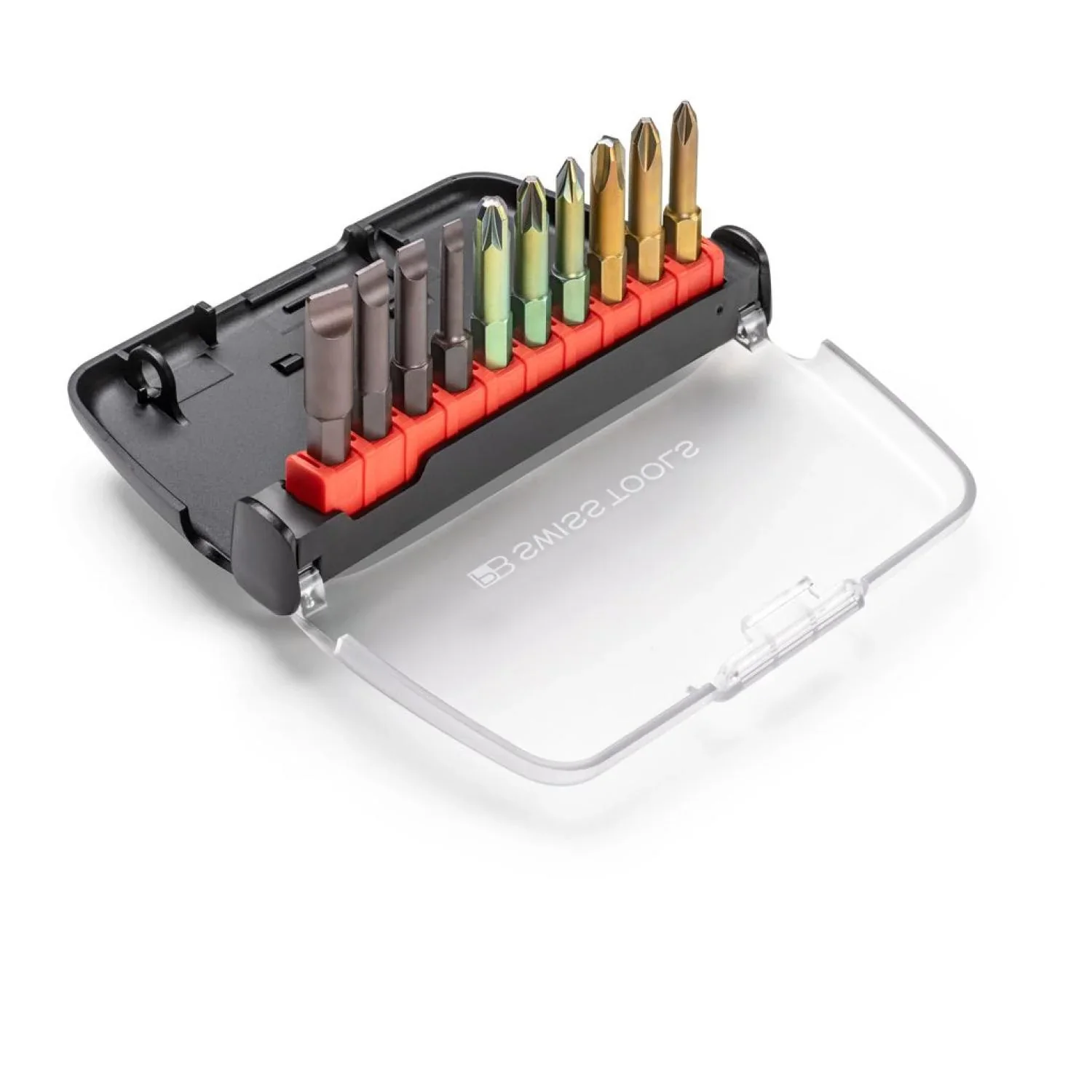 PB Swiss Tools E6.986 Precision Bit Set in BitCase, with Belt-Clip, 10 Pieces - Image 2
