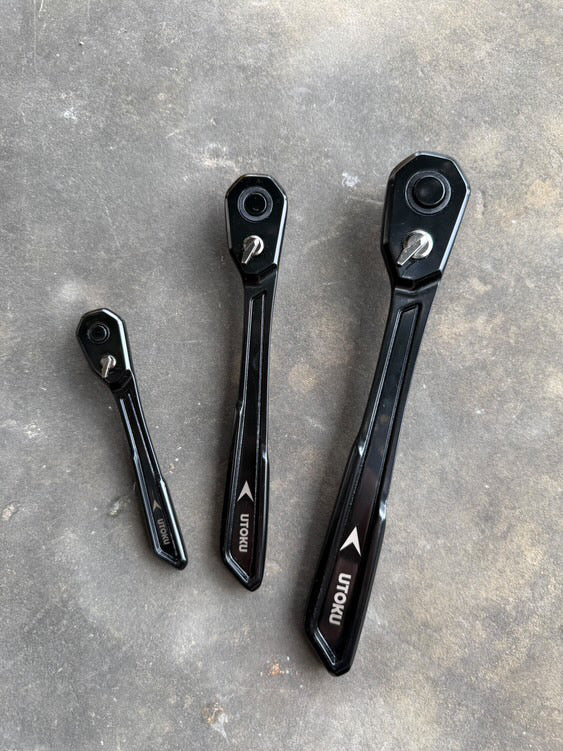 UTOKU TOOLS URSUS 90t Slim Ratchet 1/4" Drive - Black - Image 3