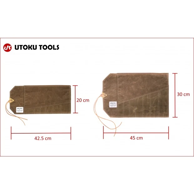 UTOKU waxed cotton tool roll (Short type) - Image 3