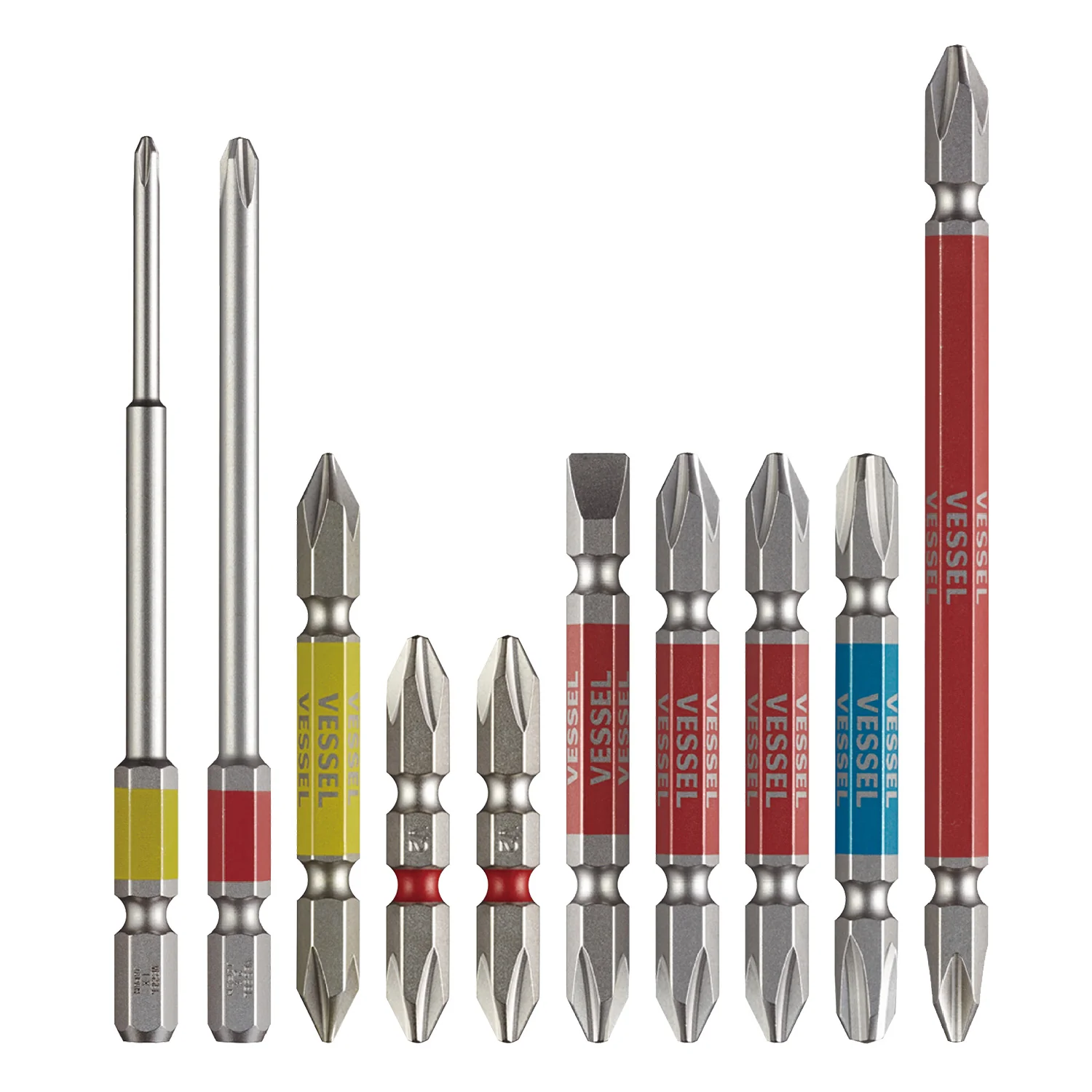Vessel Gosai Bit Belt Assorted 10PC Set (for vessel usb screwdrivers) - Image 2