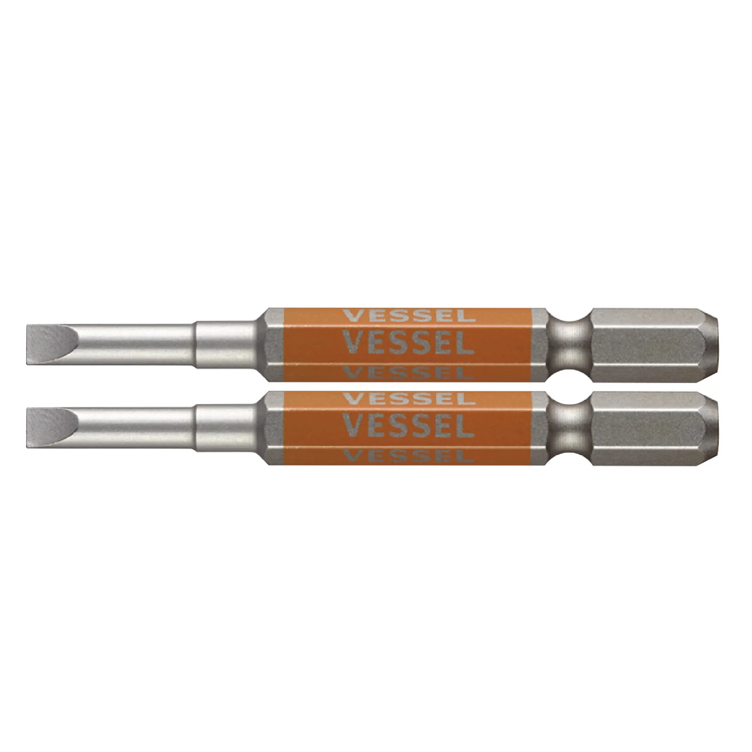 Vessel Single End GO-SAI Bit (Slotted) No.GS16PL40(Slotted 4 x 65 2PC Set) For USB Screwdrivers. - Image 2