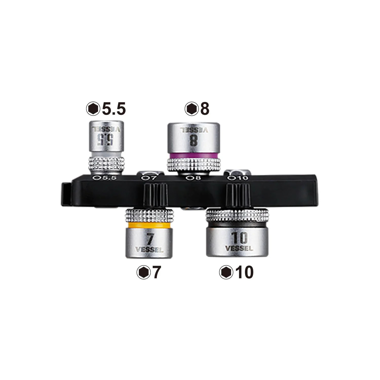 Vessel TD-BS24 Bit Set, Set of 4, Sockets - Image 2